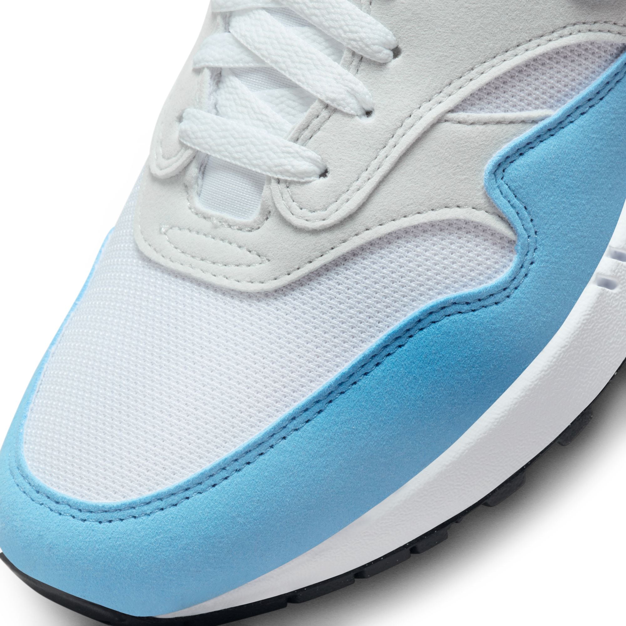 Air max 1 blanche clearance et bleu