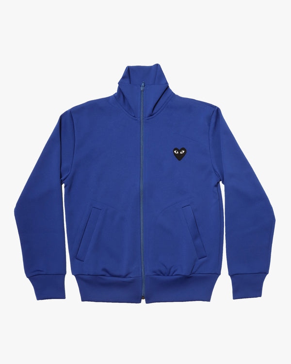 PLAY COMME des GARÇONS - Back Printed Black X White Blouson With Black Emblem - (Navy)