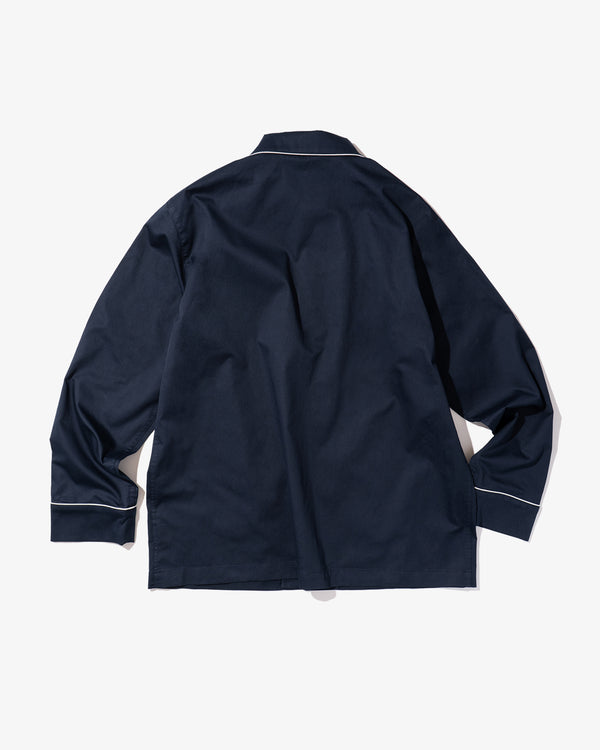 FRGMT_MINI - Adults Classic Pyjama Set - (Navy + O/White Piping)
