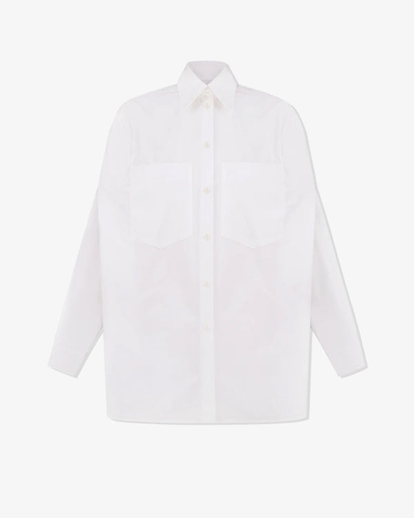 LITKOVSKA PRE - Capelet Poplin Shirt - (White)