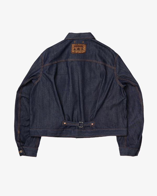 DOUBLET - Air Yarn Raw Denim Jacket - (Indigo)