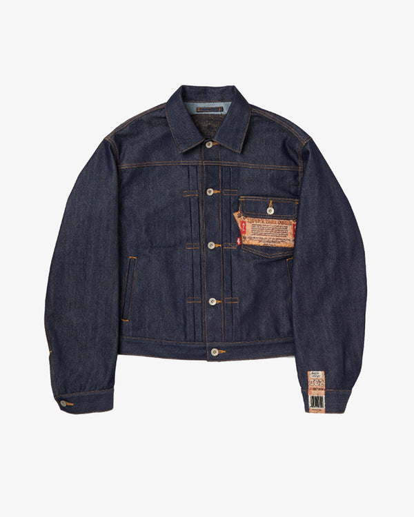 DOUBLET - Air Yarn Raw Denim Jacket - (Indigo)