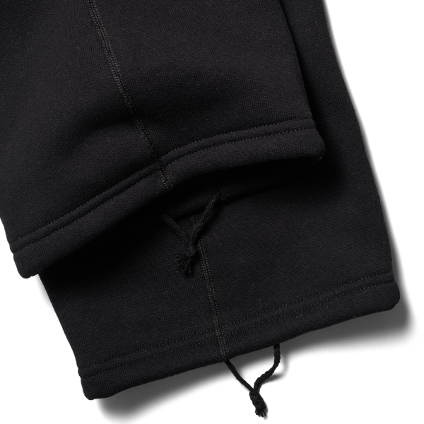 CEASE - Open Hem C-Seam Sweatpant - (Black)