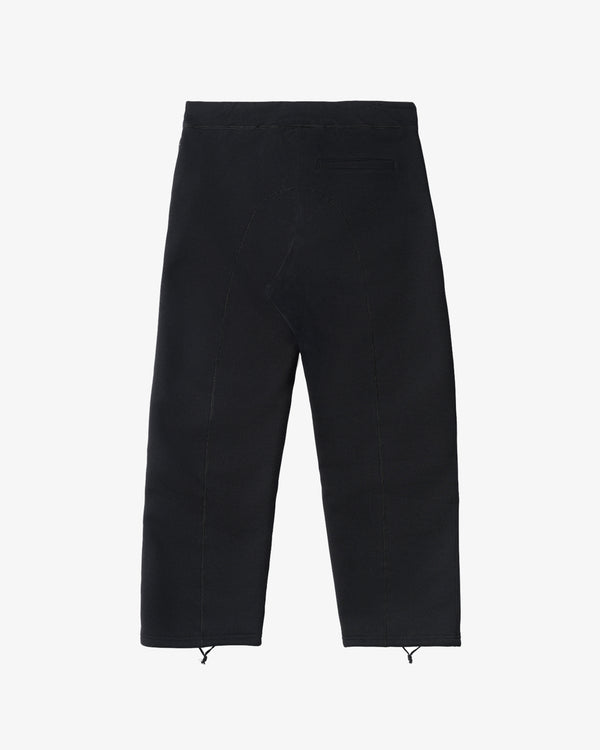 CEASE - Open Hem C-Seam Sweatpant - (Black)