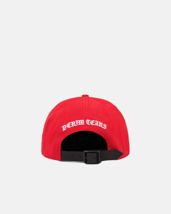 DENIM TEARS - Black Jesus Cap - (Red)