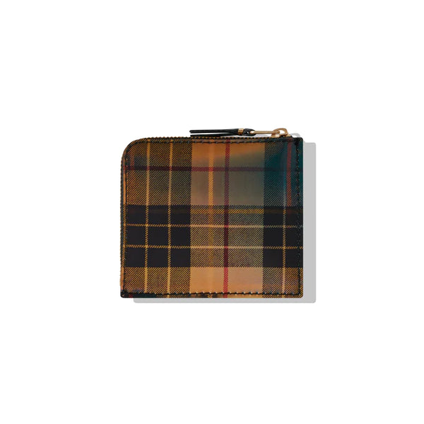 CDG WALLET - Lenticular Tartan A - (8Z-L131 Yellow/Green)