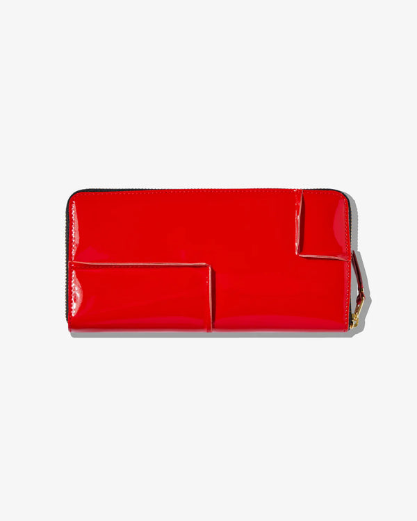 CDG WALLET - Reversed Hem 8Z-R111 - (Red)