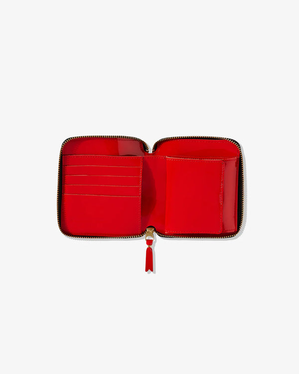 CDG WALLET - Reversed Hem 8Z-R121 - (Red)