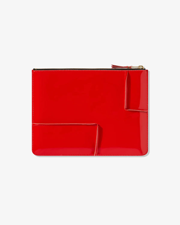 CDG WALLET - Reversed Hem 8Z-R151 - (Red)