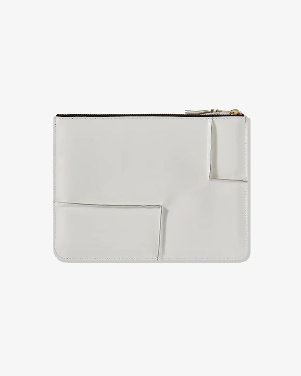 CDG WALLET - Reversed Hem 8Z-R151 - (White)