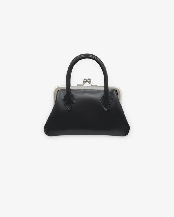 CDG WALLET - Small Wallet With Clasp Handles - (Black)