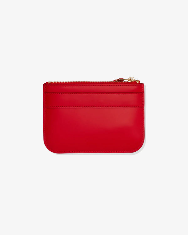 CDG WALLET - Big Bow Pouch Small - (Red)