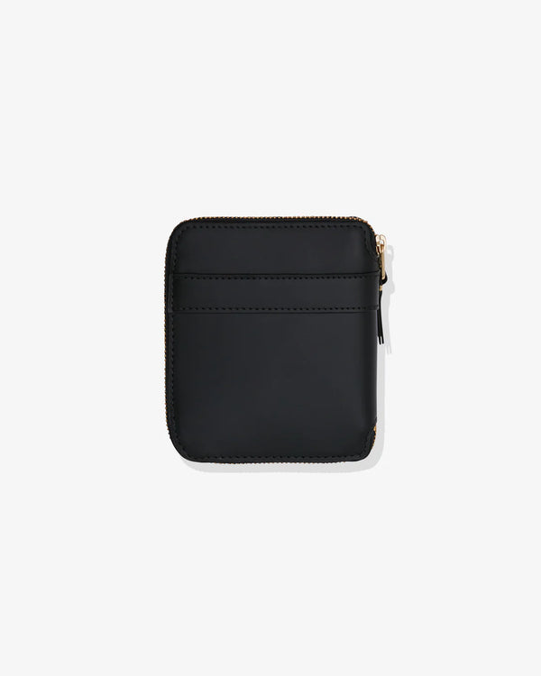 CDG WALLET - Big Bow Zip-Around Wallet - (Black)