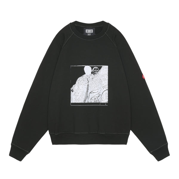 C.E - Md Authorship Big Crew Neck - (Black)