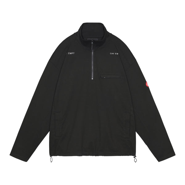 C.E - Half Zip Light Pullover - (Black)