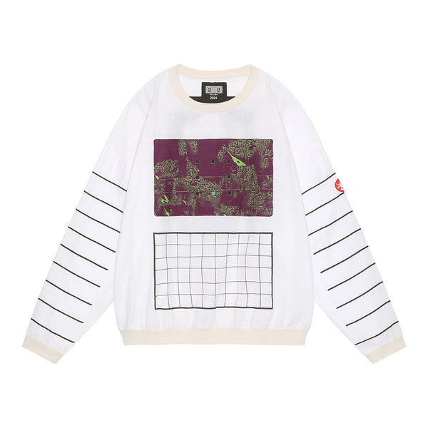 CE - Xpe>µb:X Gauze Crew Neck - (White)