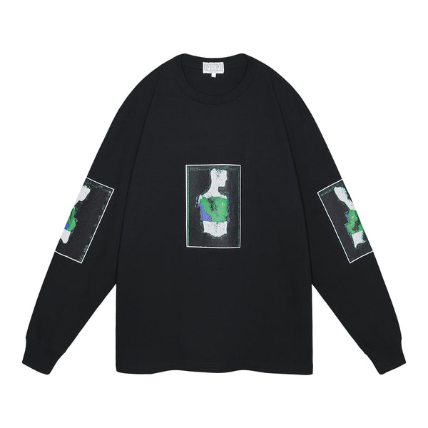 C.E - Torshin_Seq Long Sleeve T - (Black)