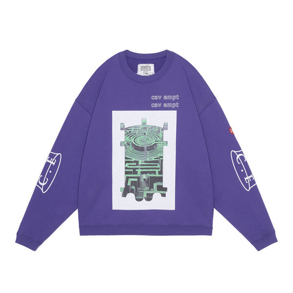 C.E - Scmcty Loose Crew Neck - (Purple)