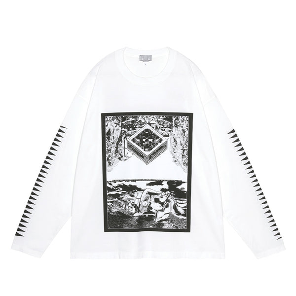 C.E - Century Cameo Long Sleeve T - (White)