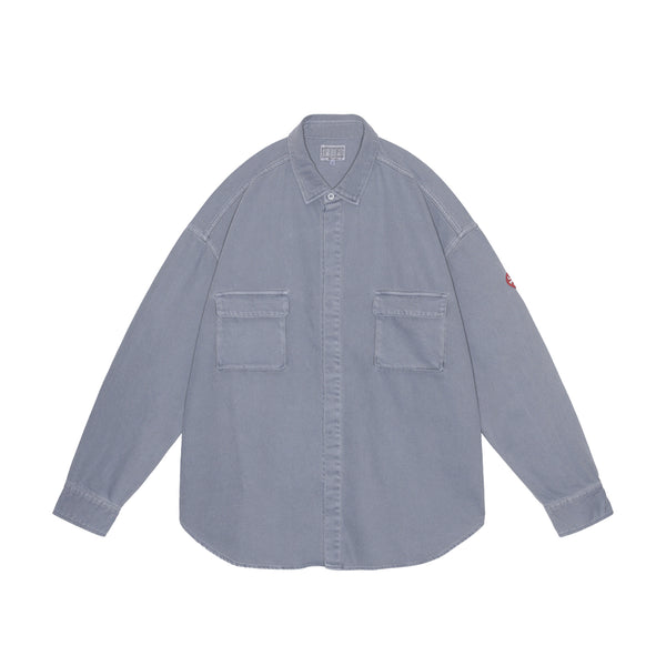 CE - Overdye Otton Twill Big Shirt Charcoal - (001)