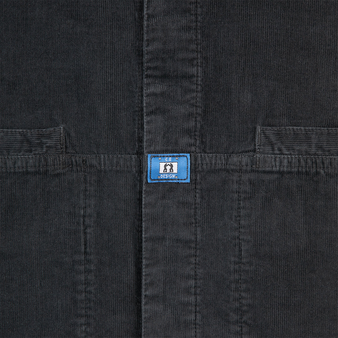 C.E: Overdye Cord Design Big Shirt (Charcoal) | DSMG E-SHOP