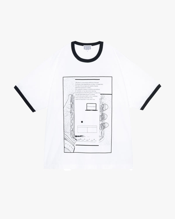 C.E - Md [N][O] Ringer T-Shirt - (White)