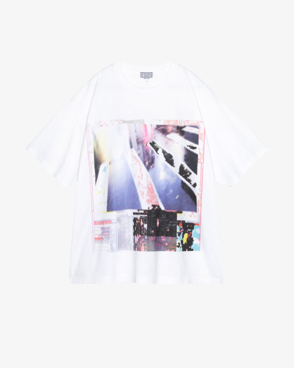 C.E - Md Crossed Wires Big T - (White)