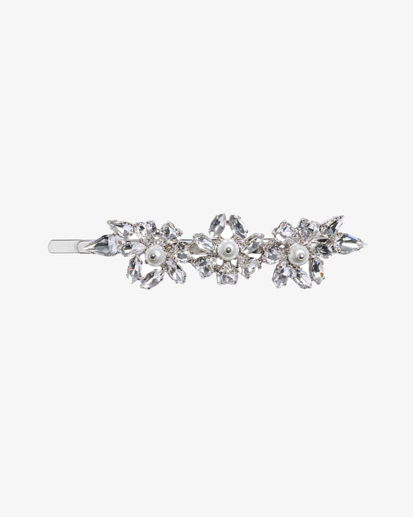 SIMONE ROCHA W - Heartbloom Hair Clip - (Crystal/Pearl)