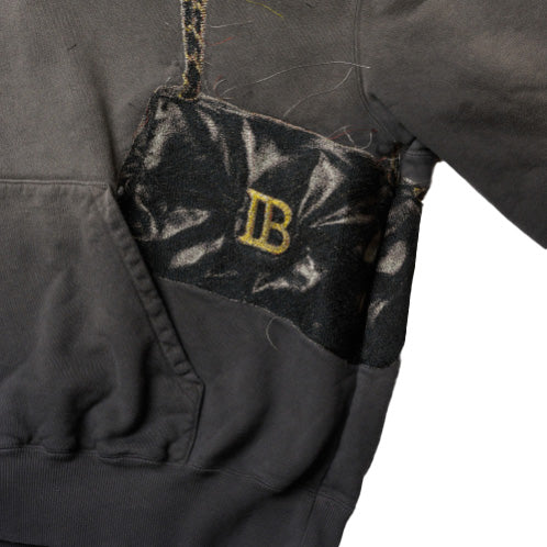 DOUBLET: Trompe L'Oeil Embroidery Hoodie (Black) | DSMG E-SHOP