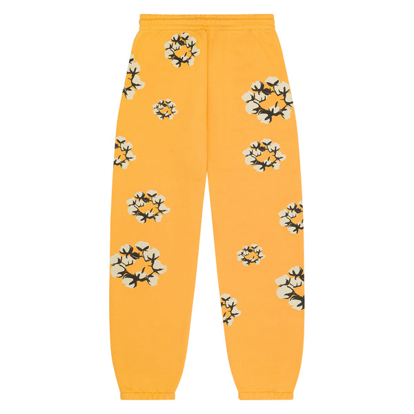 DENIM TEARS - Cactus Tears Wreath Sweatpants - (Yellow)