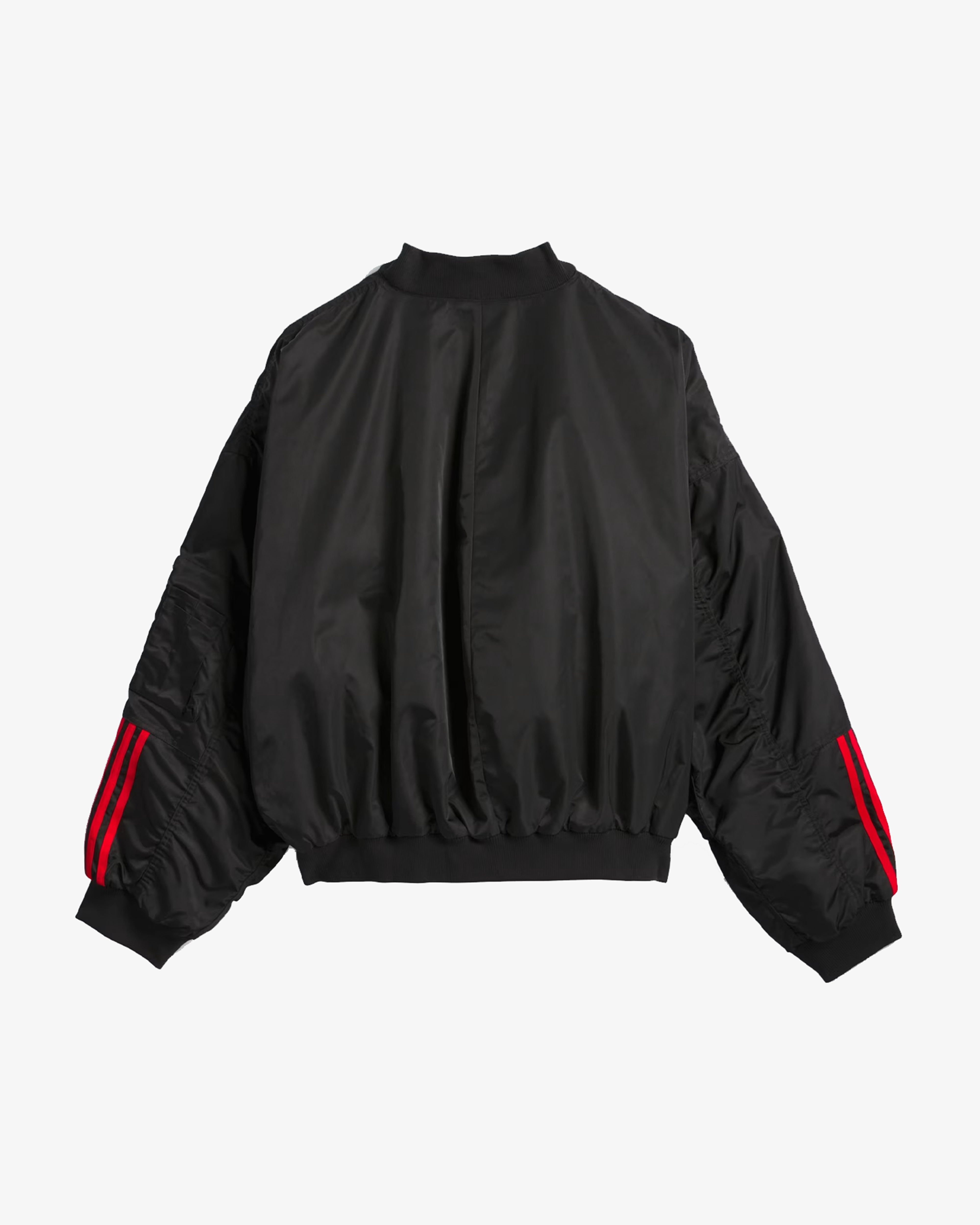 ADIDAS X WILLY CHAVARRIA: Ori Wc Satin Bomber (Black) | DSMG E-SHOP