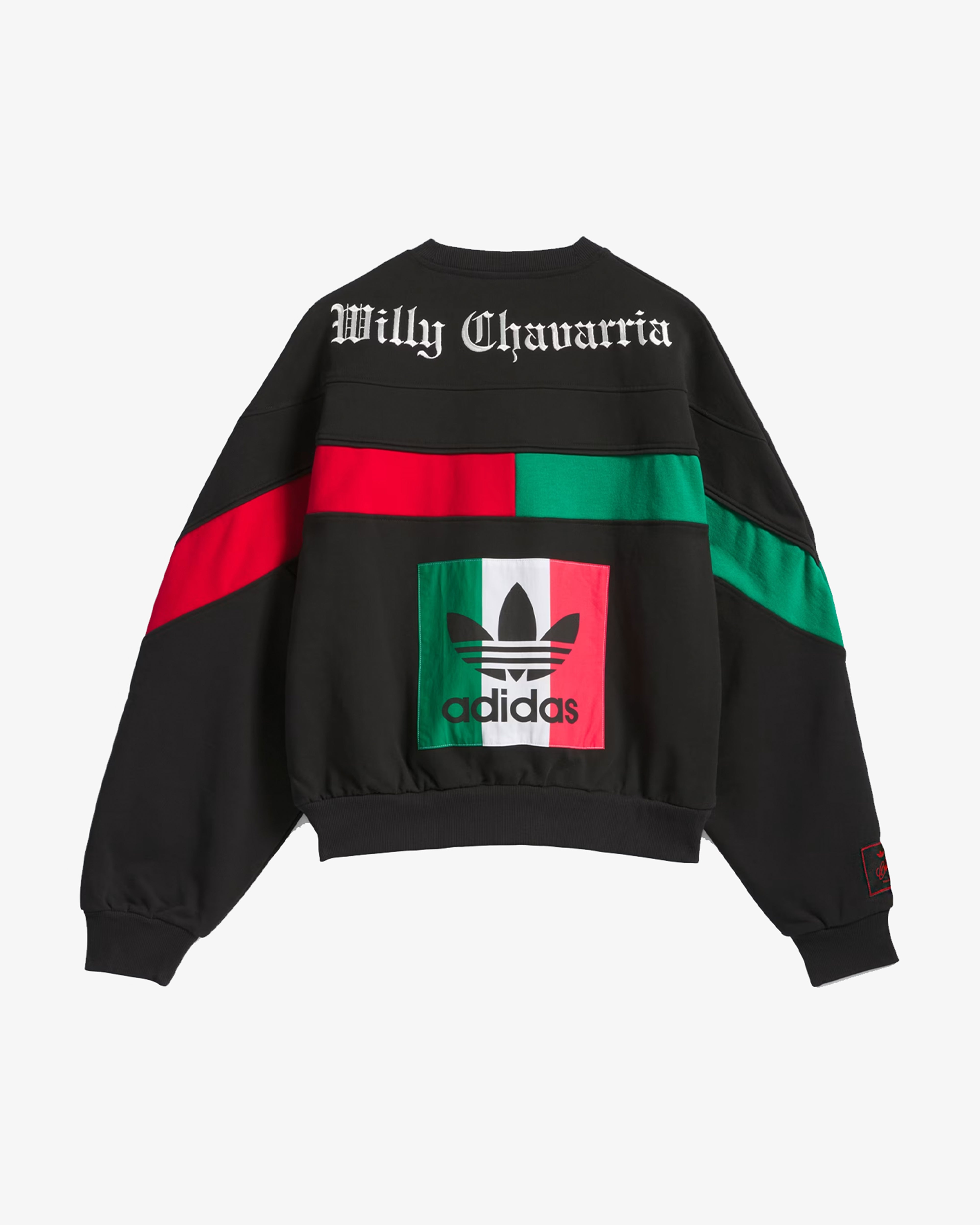 ADIDAS X WILLY CHAVARRIA: Ori Fleece Crewneck (Black) | DSMG E-SHOP