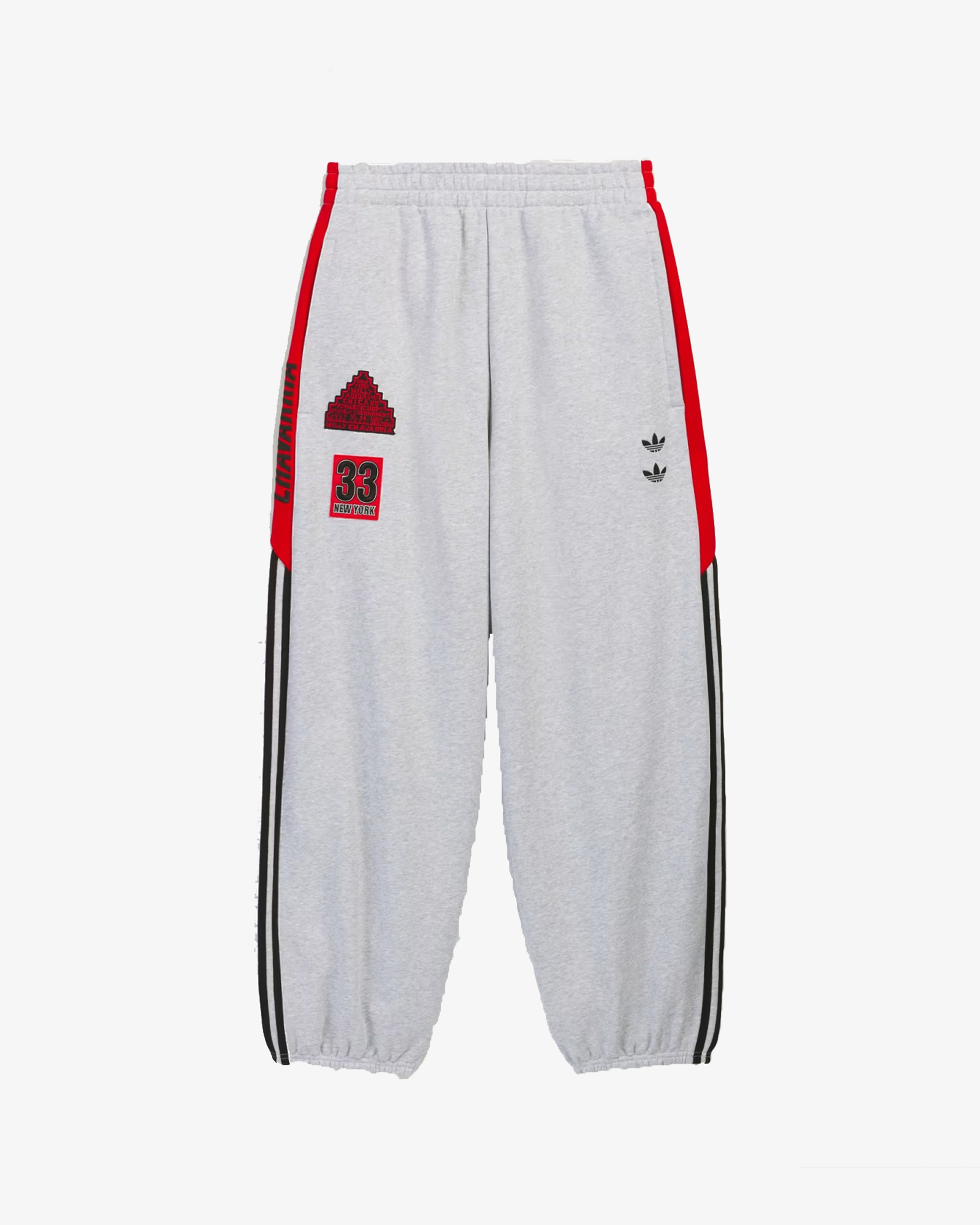 ADIDAS X WILLY CHAVARRIA: Stmt Wc Ny Sweatpants (Grey) | DSMG E-SHOP