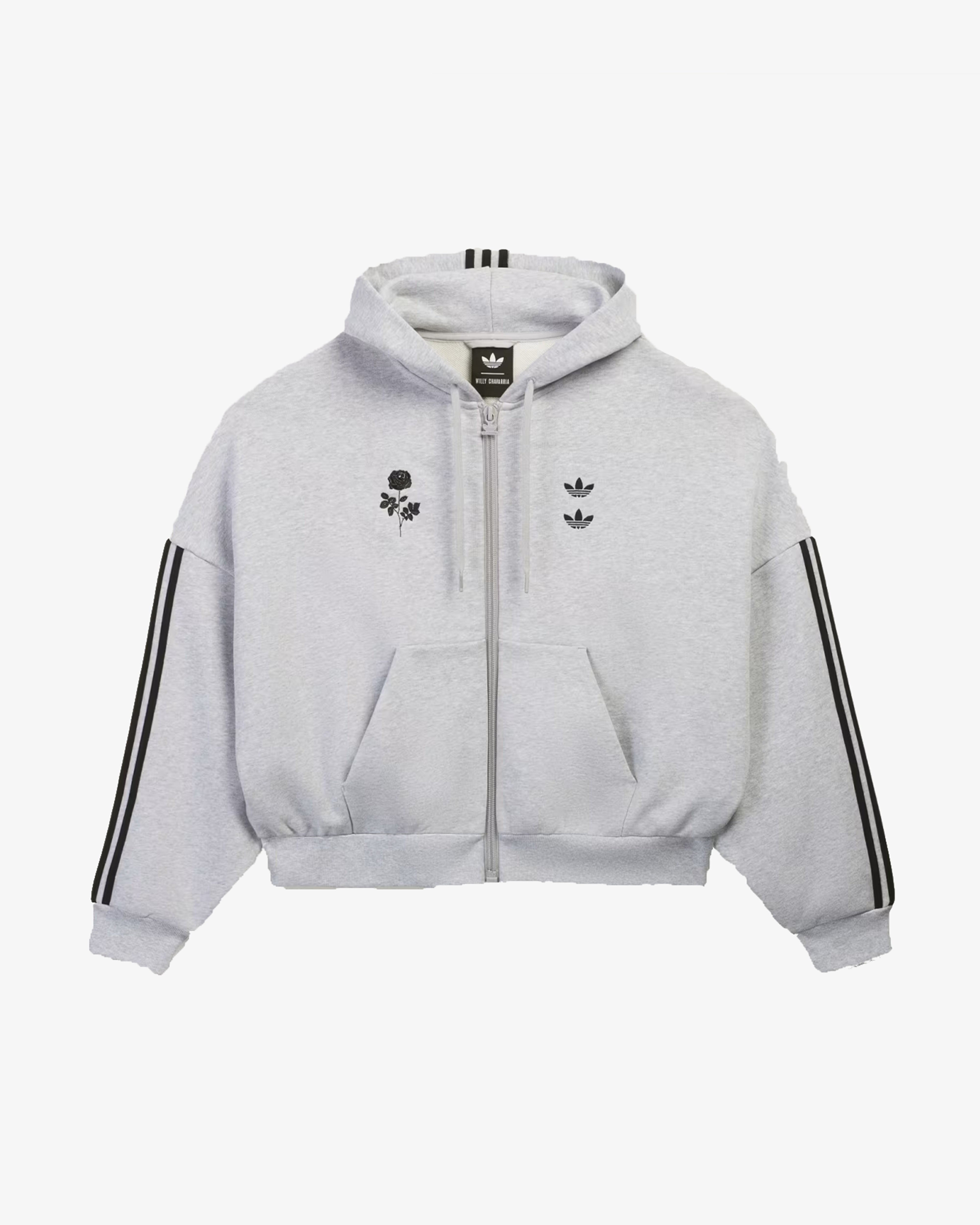 ADIDAS X WILLY CHAVARRIA: Stmt Wc Fz Hoody (Grey) | DSMG E-SHOP