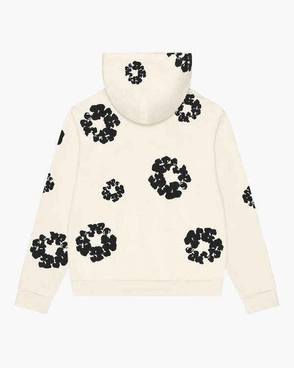 DENIM TEARS - Black Cotton Wreath Hoodie - (Oatmeal)