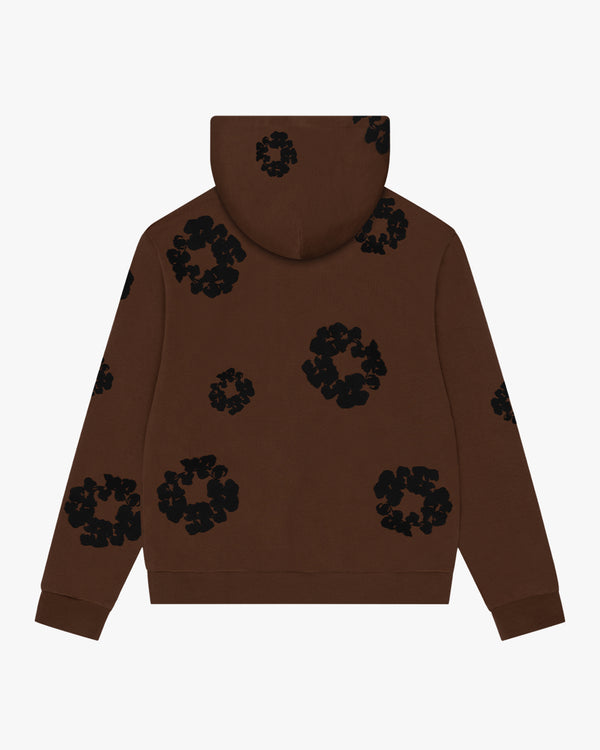 DENIM TEARS - Black Cotton Wreath Hoodie - (Brown)