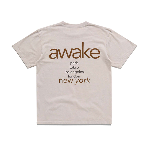 AWAKE - City Tee - (Natural )