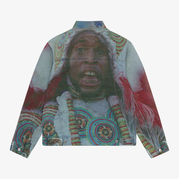 DENIM TEARS - Big Chief Demond Jean Jacket - (Multi)