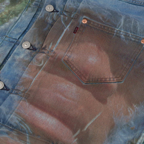 DENIM TEARS - Big Chief Demond Jean Jacket - (Multi)