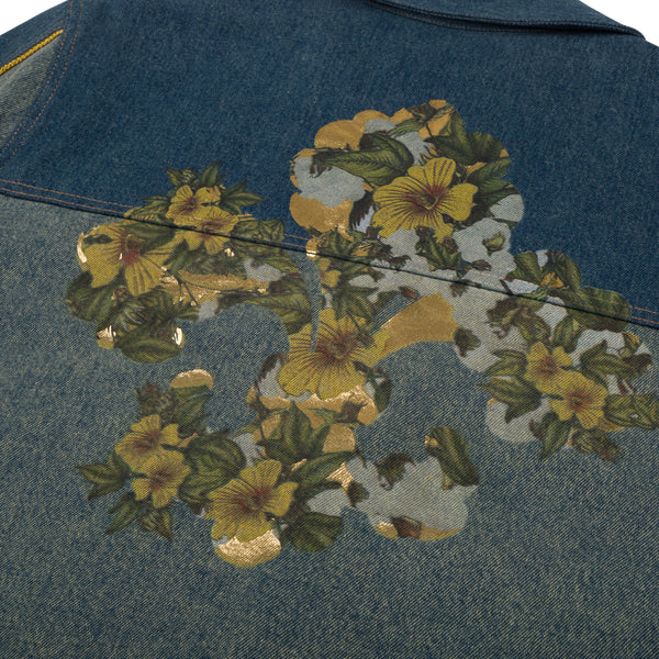 DENIM TEARS - Cotton Fleur De-Lis Denim Trac - (Indigo)