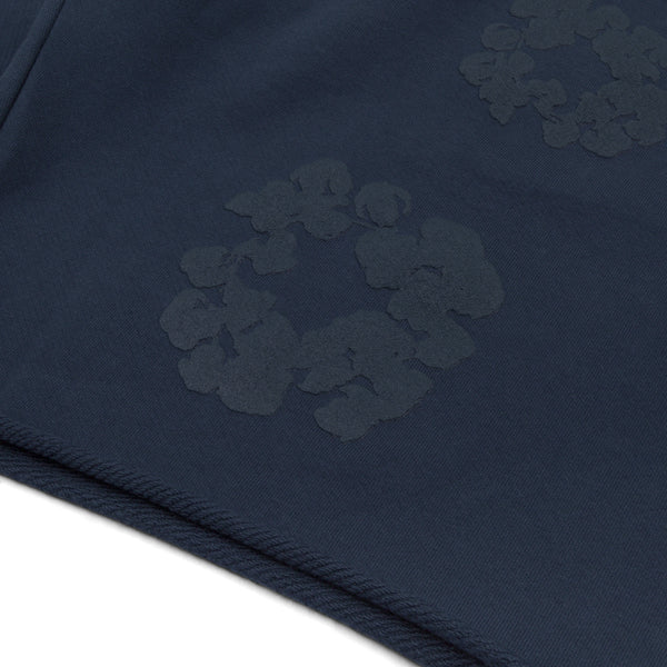 DENIM TEARS - Mono Wreath Sweatshort - (Navy)