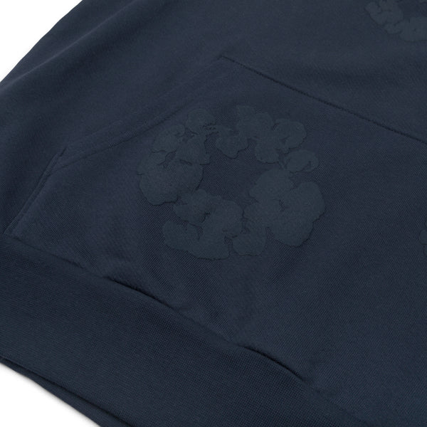 DENIM TEARS - Mono Wreath Hoodie - (Navy)