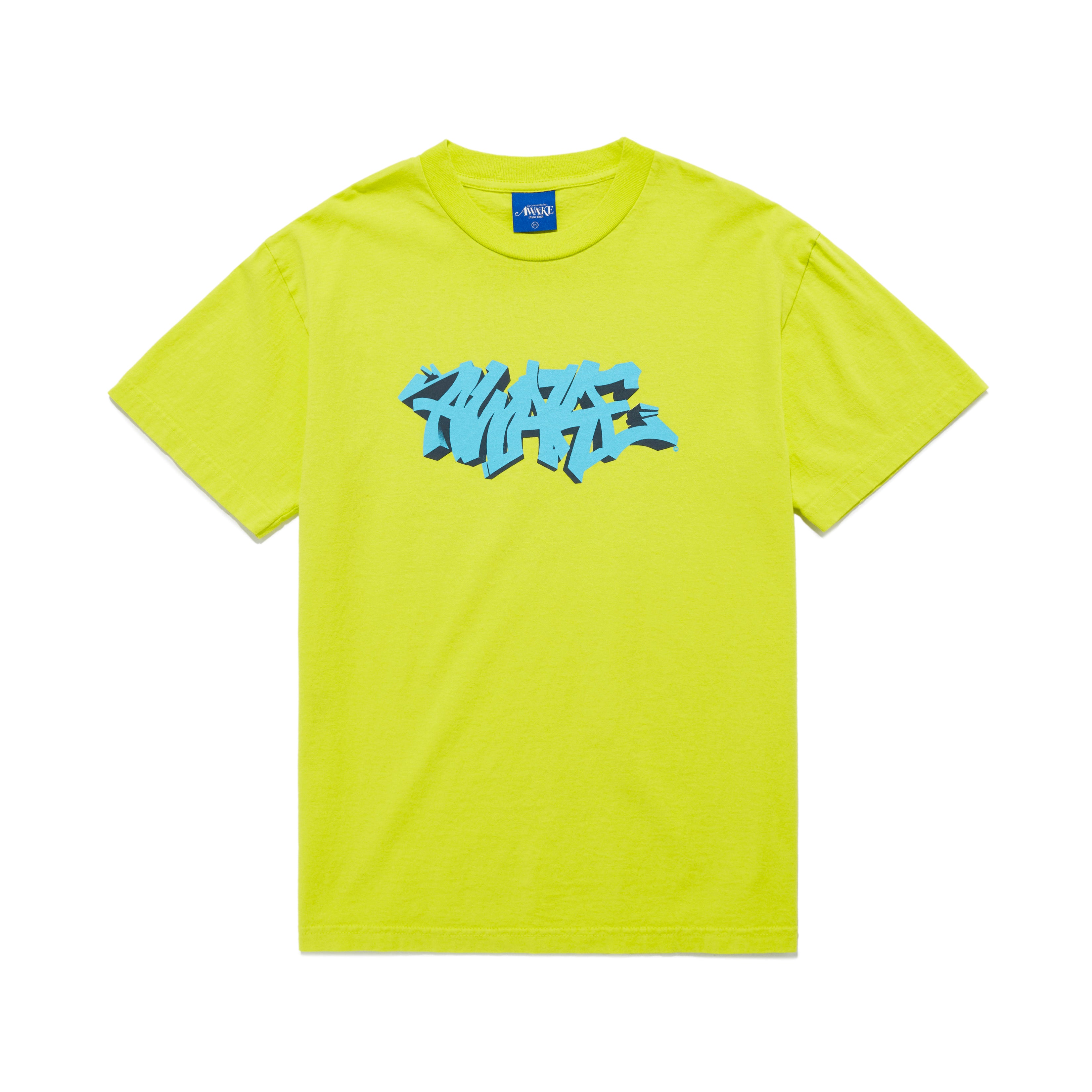 AWAKE - Graffiti T-Shirt - (Yellow) – DSMG E-SHOP