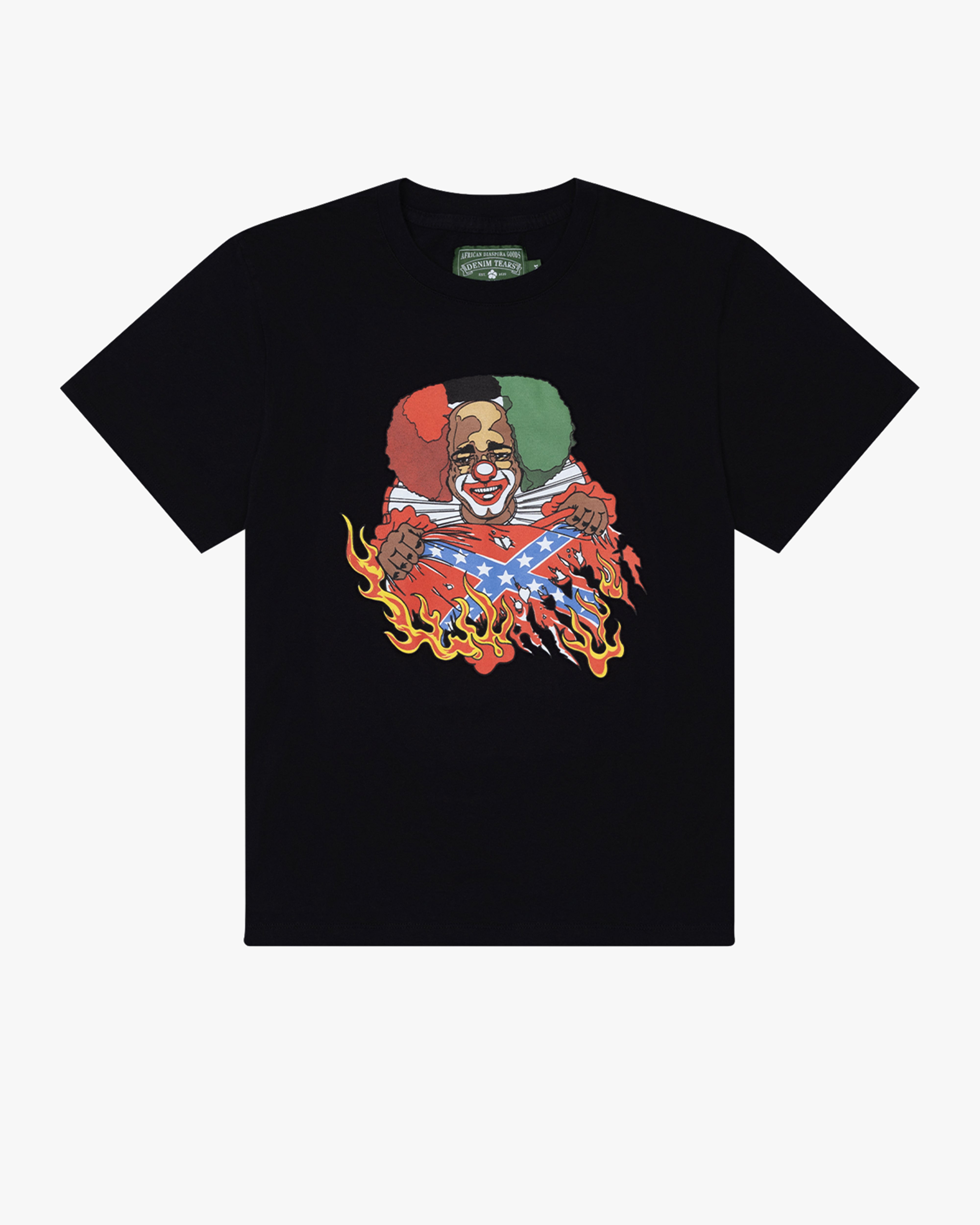 DENIM TEARS: Homie Da Clown Tee (Black) | DSMG E-SHOP