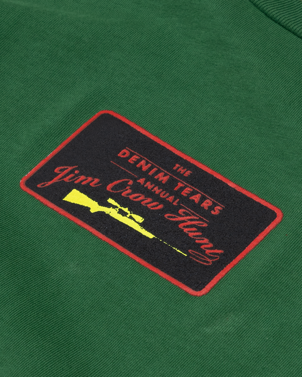 DENIM TEARS - Annual Dt Jim Crow Hunt Tee - (Green)