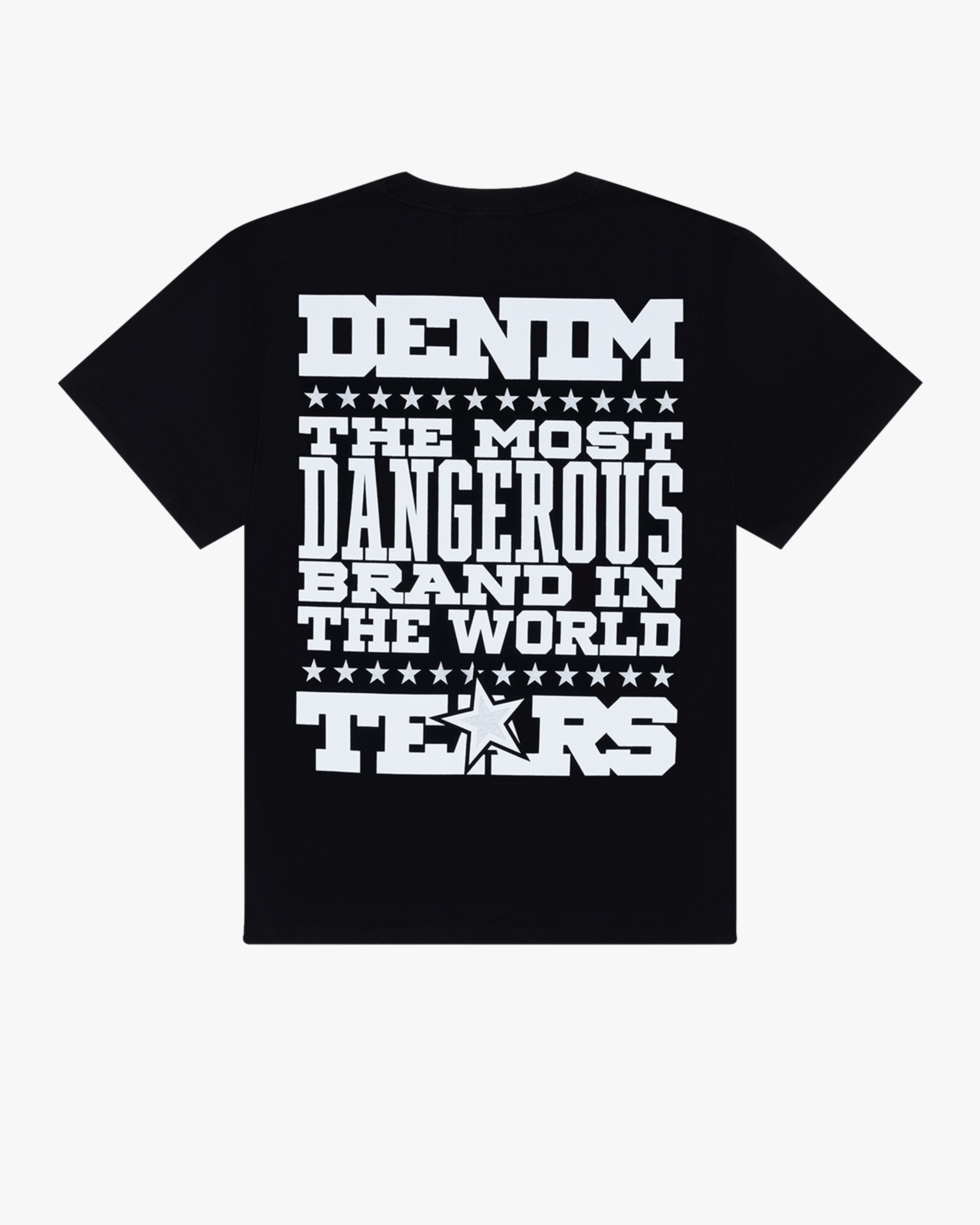 DENIM TEARS: Most Dangerous Tee (Black) | DSMG E-SHOP