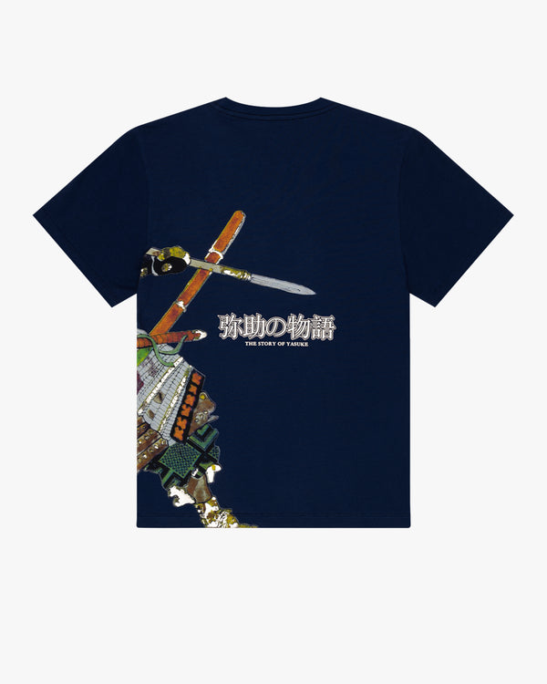 DENIM TEARS - Yasuke Tee - (Pageant Blue)