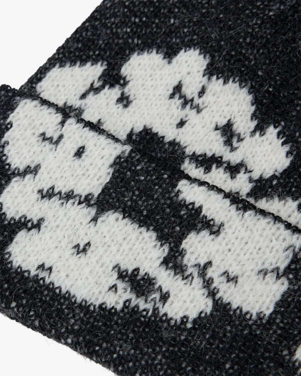 DENIM TEARS - Cotton Wreath Beanie - (Black)