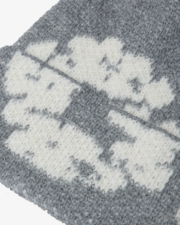 DENIM TEARS - Cotton Wreath Beanie - (Grey)