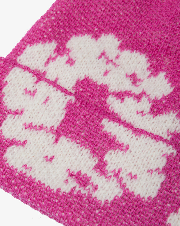 DENIM TEARS - Cotton Wreath Beanie - (Pink)